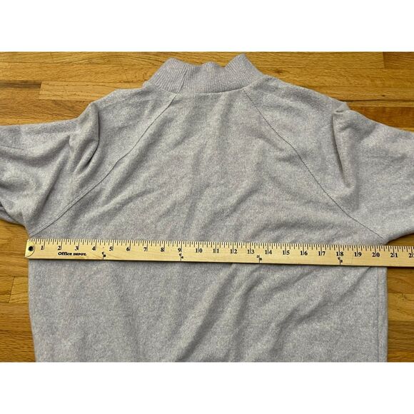 Anthropologie Maeve Laney Women's M Purple Sweater Poly Knit Mock Neck Stretch - Picture 8 of 9